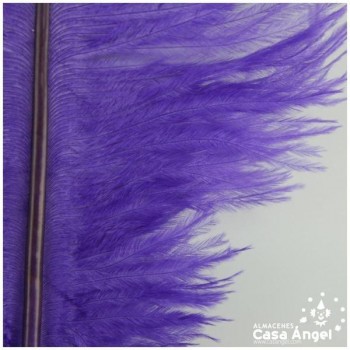 PLUMA DE AVESTRUZ FEMBODY MORADA 35cm