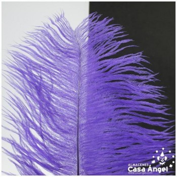 PLUMA DE AVESTRUZ FEMBODY MORADA 35cm