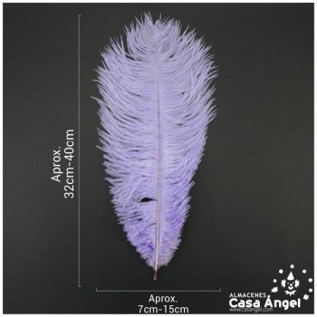 PLUMA DE AVESTRUZ FEMBODY LILA 35cm