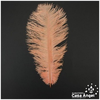 PLUMA DE AVESTRUZ FEMBODY CORAL 35cm