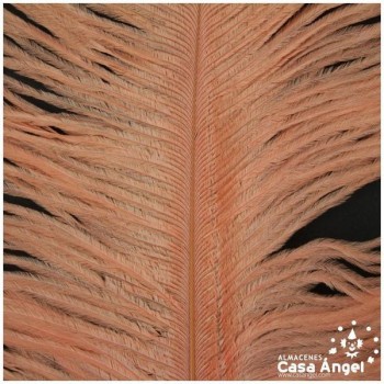 PLUMA DE AVESTRUZ FEMBODY CORAL 35cm