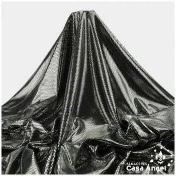 PUNTO DE LYCRA PLATA CON MICROPUNTOS 150cm