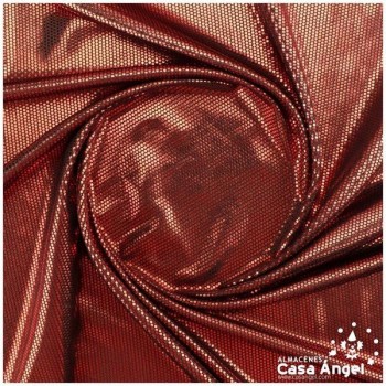 PUNTO DE LYCRA ROJO CON MICROPUNTOS 150cm