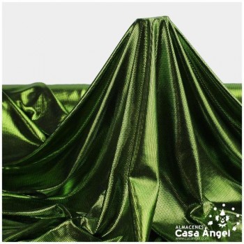 PUNTO DE LYCRA VERDE CON MICROPUNTOS 150cm