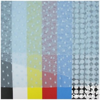 TUL CON TOPO PLUMETI CELESTE SERIE EDNA 150cm