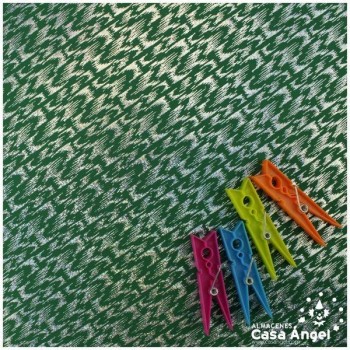LYCRA VERDE ESTAMPADA DE MANCHAS IRISADAS SERIE VENICE 150cm