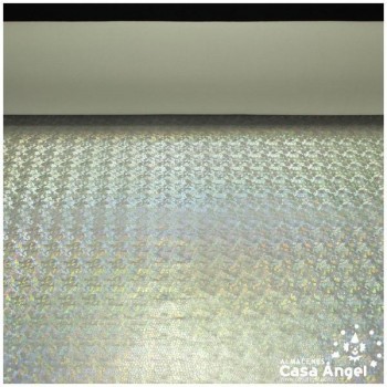 LICRA PLATA CON ESTAMPADO TORNASOL DE SERPIENTE SERIE MIYA 150cm