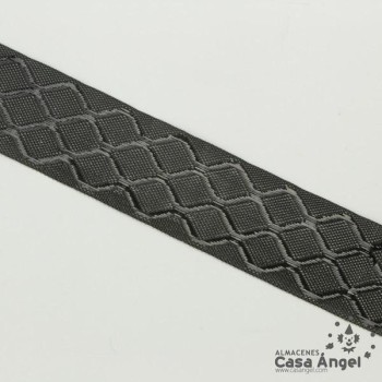 PASAMANERÍA JACQUARD TAPACOSTURAS MOTIVO REJILLA 25cm