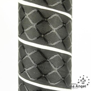 PASAMANERÍA JACQUARD TAPACOSTURAS MOTIVO REJILLA 25cm