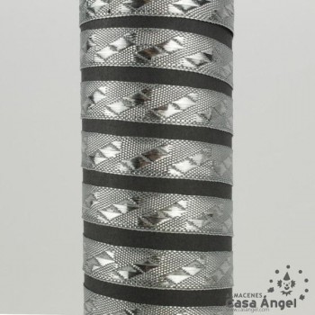 CINTA JACQUARD TAPACOSTURAS MOTIVOS DIAGONALES 11mm