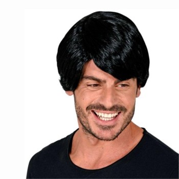 PELUCA HOMBRE MULTICARACTER NEGRO ADULTO