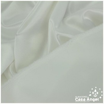 CRESPÓN ELÁSTICO PIEL DE ÁNGEL BLANCO SERIE NIDIA 150cm