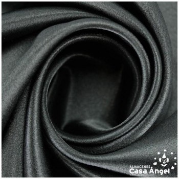 CRESPÓN ELÁSTICO PIEL DE ÁNGEL NEGRO SERIE NIDIA 150cm