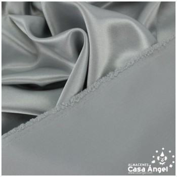 CRESPÓN ELÁSTICO PIEL DE ÁNGEL PLATA SERIE NIDIA 150cm