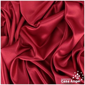 CRESPÓN ELÁSTICO PIEL DE ÁNGEL ROJO RUBÍ SERIE NIDIA 150cm