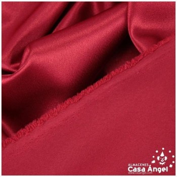 CRESPÓN ELÁSTICO PIEL DE ÁNGEL ROJO RUBÍ SERIE NIDIA 150cm