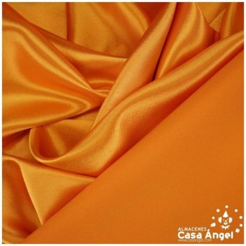 CRESPÓN ELÁSTICO PIEL DE ÁNGEL COLOR MANDARINA SERIE NIDIA 150cm