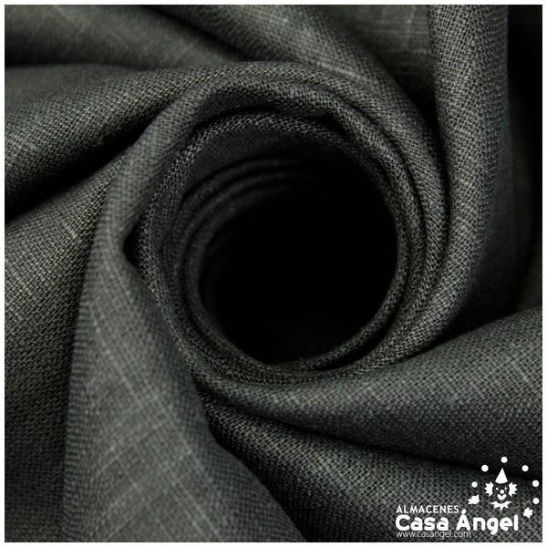 TELA DE LINO TINTADO NEGRO 100% RAMIO SERIE NOK 138cm