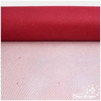 TUL DE MALLA ROJO LÚREX SERIE CHRISTMAS 150cm