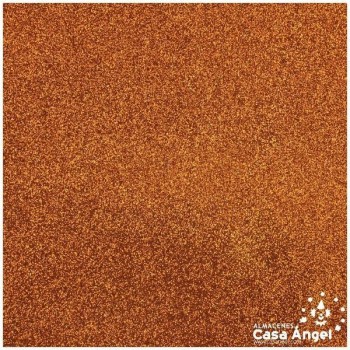 LONETA PLASTIFICADA CON ESCARCHA COBRE SERIE ZOCO 150cm