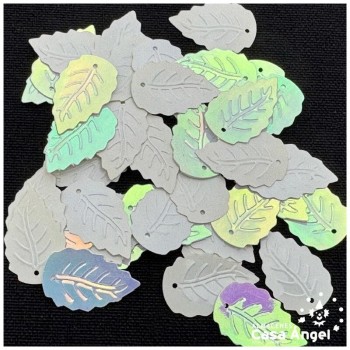 LENTEJUELAS PAIET HOJAS 2x1cm TROQUELADAS BOLSA 5gr