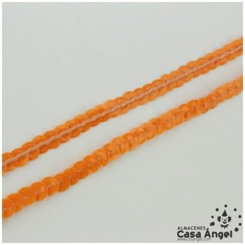 LENTEJUELA CONTINUA CUBETA NARANJA SÓLIDO