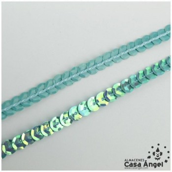 LENTEJUELA CONTINUA CUBETA CELESTE IRIS