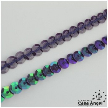 LENTEJUELA CONTINUA CUBETA MORADO IRIS