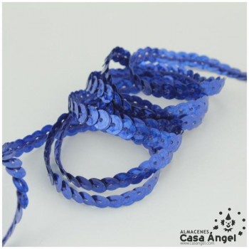 LENTEJUELA CONTINUA CUBETA AZUL LÁSER