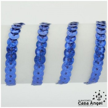 LENTEJUELA CONTINUA CUBETA AZUL LÁSER