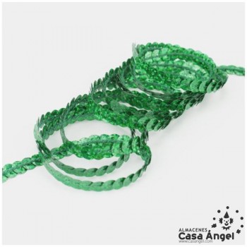 LENTEJUELA CONTINUA CUBETA VERDE LÁSER