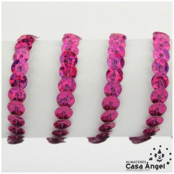 LENTEJUELA CONTINUA CUBETA FUCSIA LÁSER