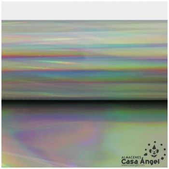 ACETATO PLATA BRILLO IRIDISCENTE 60cm
