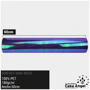 ACETATO LILA BRILLO IRIDISCENTE 60cm