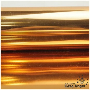 ACETATO ORO ROJO BRILLO METÁLICO 60cm