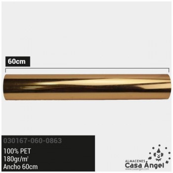 ACETATO ORO ROJO BRILLO METÁLICO 60cm