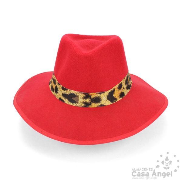SOMBRERO INDIANA JONES ROJO