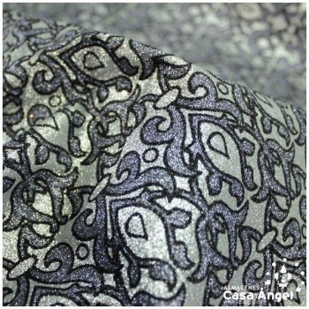 TELA DE ESCARCHA PLATA SERIE JANEIRO 150cm