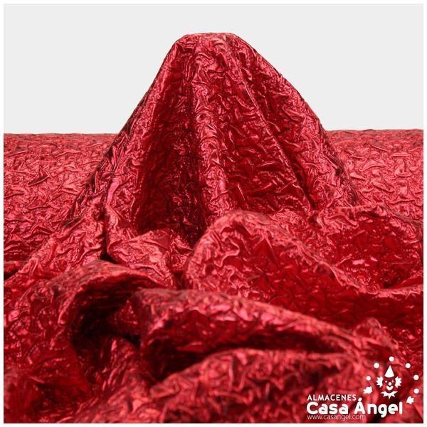 PUNTO ROJO CON ACOLCHADO LAMÉ SERIE PADDY 150cm