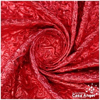 PUNTO ROJO CON ACOLCHADO LAMÉ SERIE PADDY 150cm