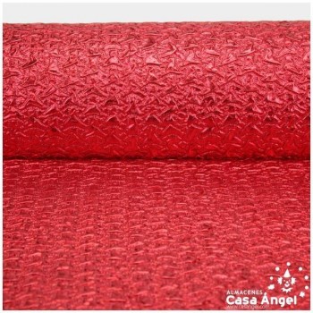 PUNTO ROJO CON ACOLCHADO LAMÉ SERIE PADDY 150cm