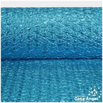 PUNTO TURQUESA CON ACOLCHADO LAMÉ SERIE PADDY 150cm