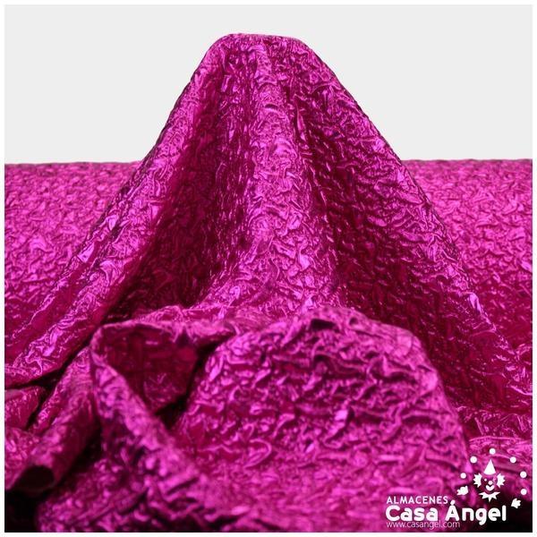 PUNTO FUCSIA CON ACOLCHADO LAMÉ SERIE PADDY 150cm
