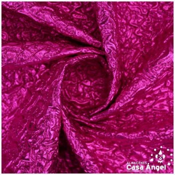 PUNTO FUCSIA CON ACOLCHADO LAMÉ SERIE PADDY 150cm