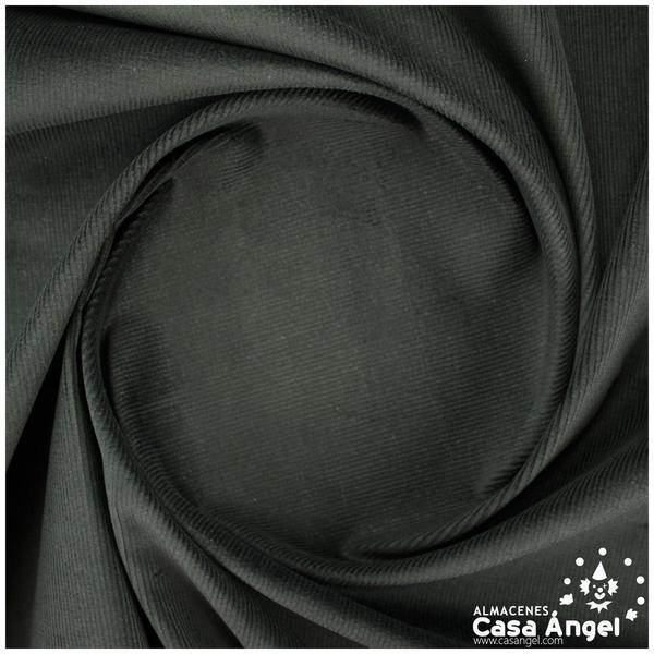TELA DE PANA NEGRA CON LABRADO CANUTILLO SERIE TUMBO 150cm