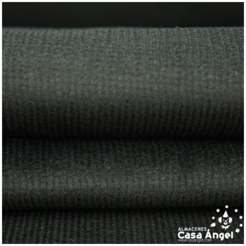 TELA DE PANA NEGRA CON LABRADO CANUTILLO SERIE TUMBO 150cm