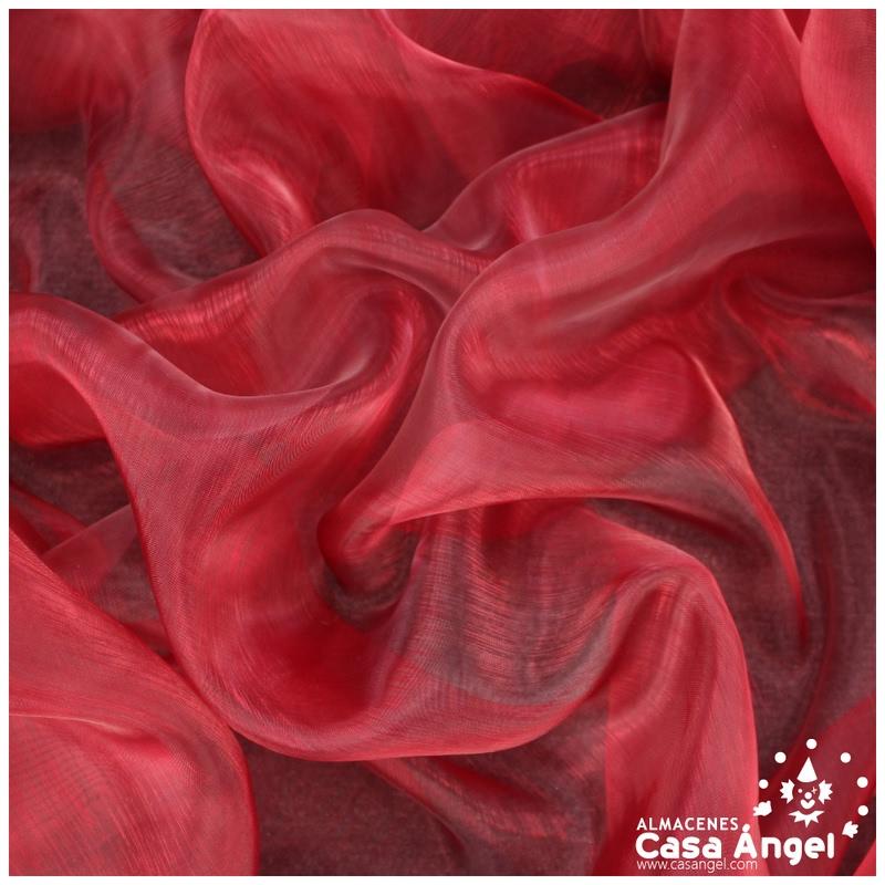 ORGANZA BURDEOS BRILLANTE SERIE NAHARO 150cm