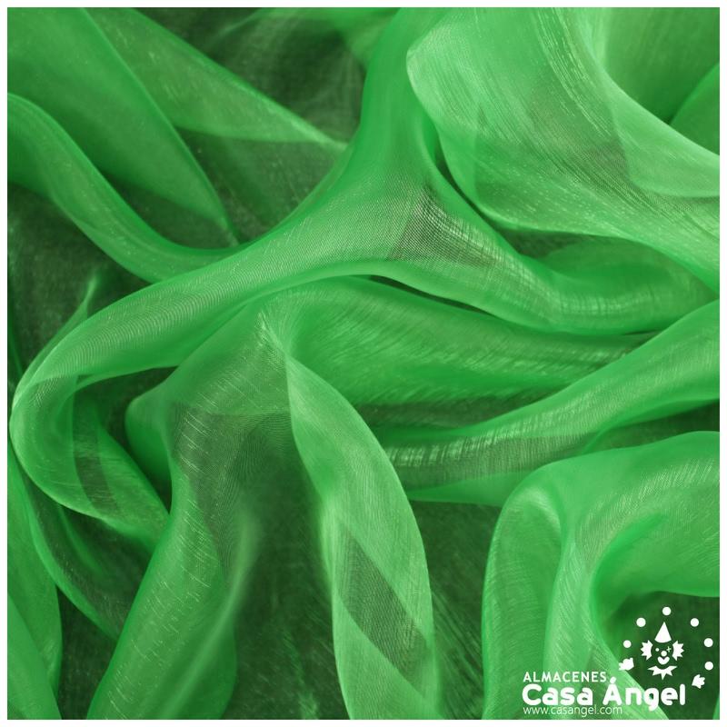 ORGANZA VERDE BRILLANTE SERIE NAHARO 150cm