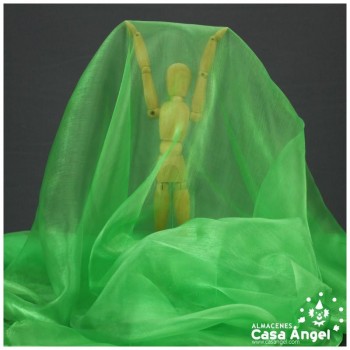 ORGANZA VERDE BRILLANTE SERIE NAHARO 150cm