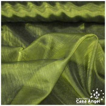 ORGANZA KAKI BRILLANTE SERIE NAHARO 150cm